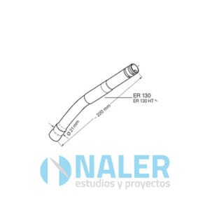 ER-130 Tubo R/V S/P 21MM