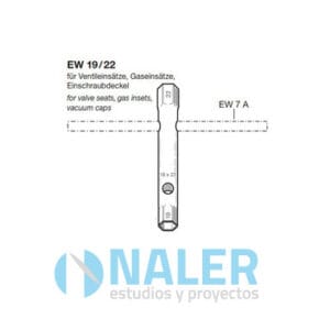 EW-19-22-S Llave Tubo