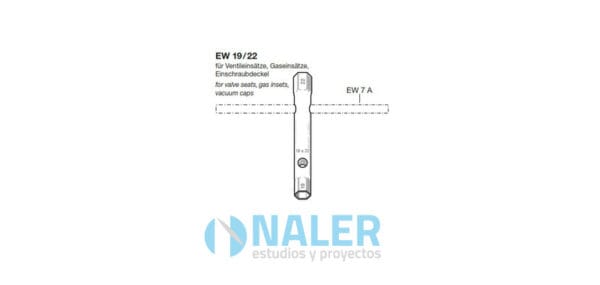 EW-19-22-S Llave Tubo