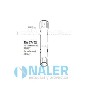 EW-27-32 Llave Tubo