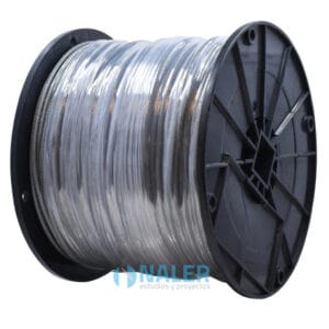 CABLE MASA TRANSPARENTE 1000 pies se vende x mts
