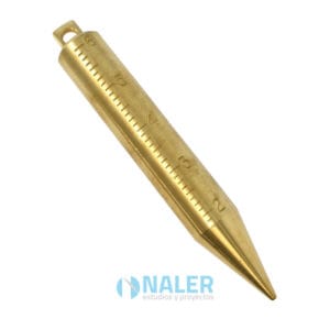 Plomada Larga Escala 1/8"