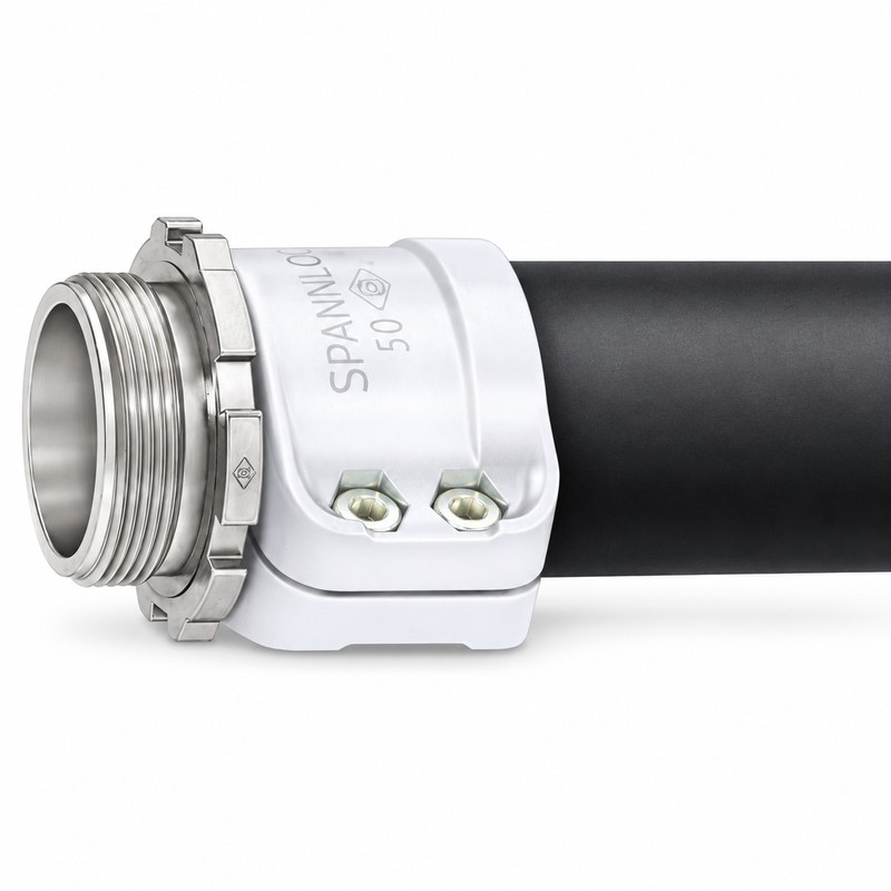 Acople macho de manguera VC 63-3" en acero inoxidable