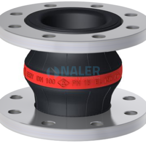 Compensador de goma ERV-R 100x150.16 SS