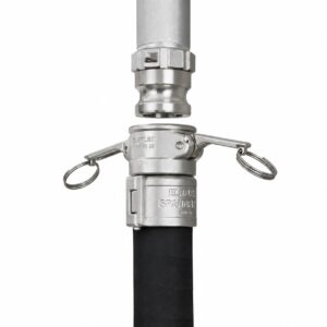 Acoplamiento de manguera VKX 100 Al en aluminio con espiga integrada