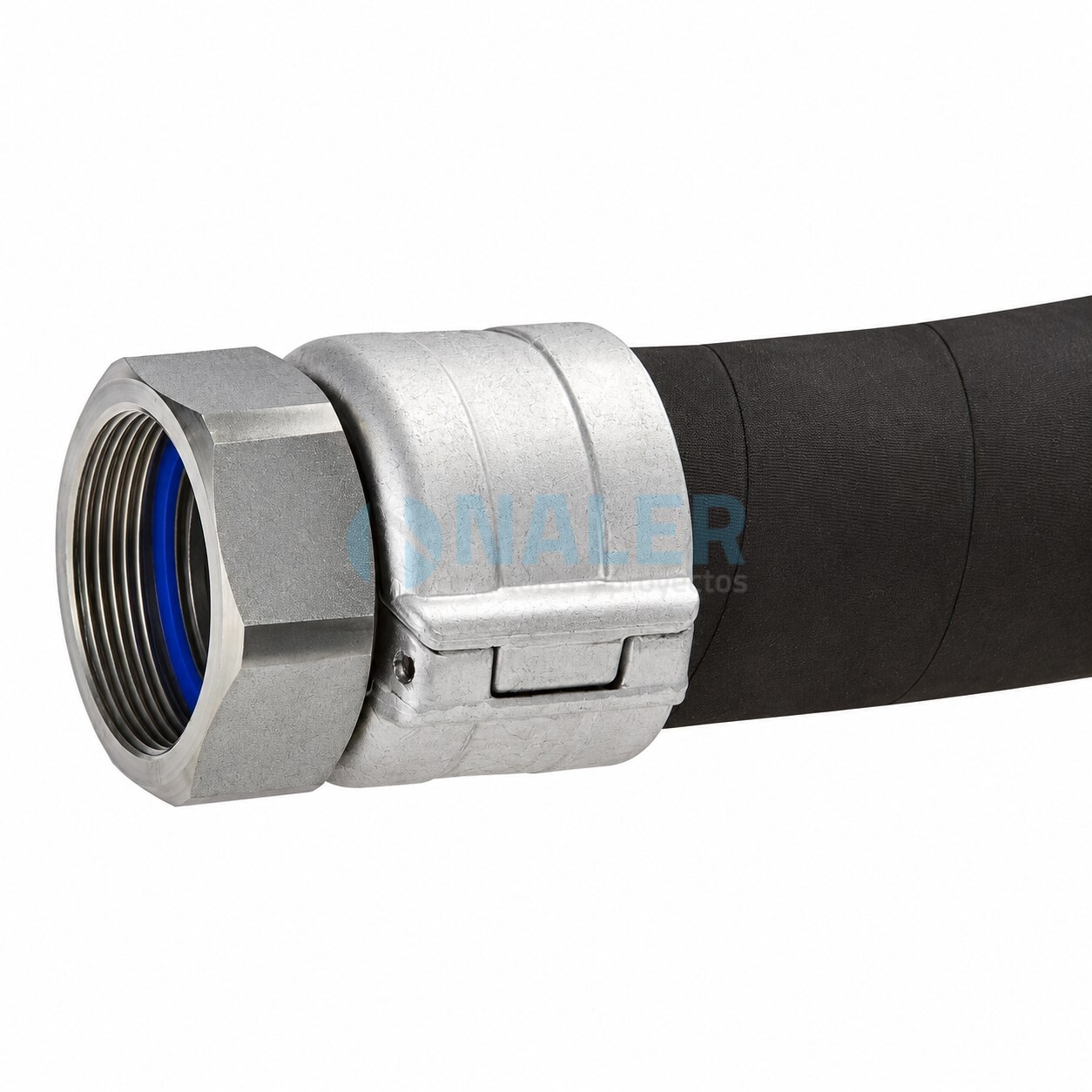 Racor de manguera de acero con abrazadera SPANNFIX SMX 32-1¼" St