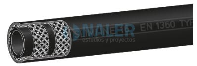 Manguera SL 19 NEGRA