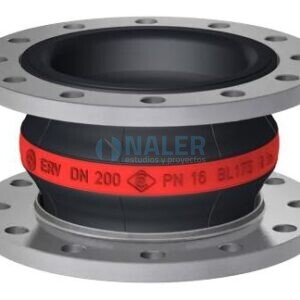 Compensador de goma, tipo ERV-R 200x175.16