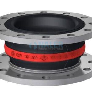 Compensador de goma, tipo ERV-R 200x150.16