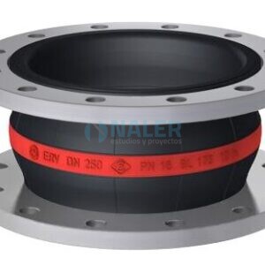Compensador de goma, tipo ERV-R 250x175.10 SS