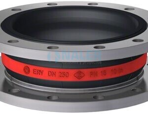 Compensador de Goma, tipo ERV-R DN 250 con bridas de acero al carbono zincado (ZS)