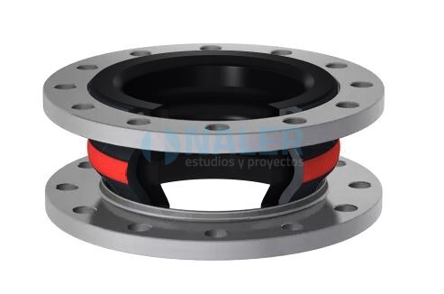 Compensador de goma, tipo ERV-R 200.16 TA OHM