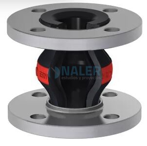 Compensador de goma, tipo ERV-R 50.16 TA OHM