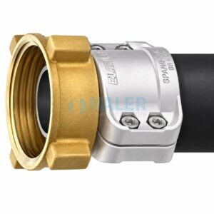 Racor de manguera FSMC 32-1¼" NPT en acero con rosca NPT fija