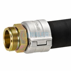 Acople de manguera SVX 25-1" St en acero zincado y cromatado