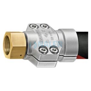 Racor hembra para manguera de vapor con rosca BSP 3/4" acero/bronce SMS 19-3/4" St/Ms