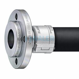 Acoplamiento de manguera SFX 38.40 St con banda de seguridad SPANNFIX en acero inoxidable