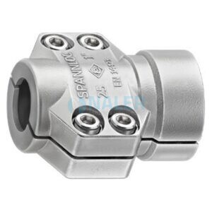 Abrazadera de seguridad SPANNLOC SCS 19x7 SS KSS en acero inoxidable con protección anti-doblez