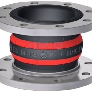 Compensador de goma ROTEX 125x150.16 para agua caliente y aire caliente