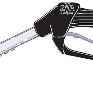 Boquerel automático ZVA 1.0 RG TD de aluminio para disolventes y químicos