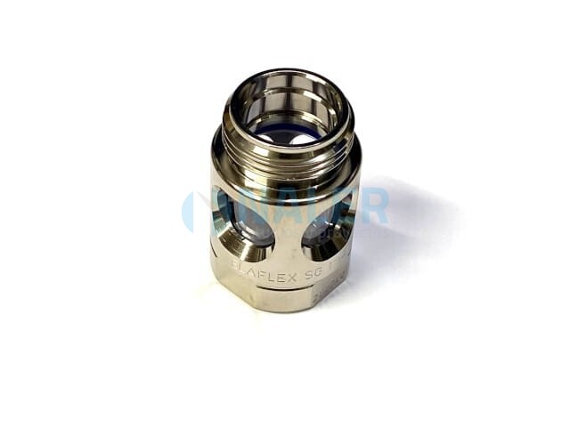 Ventanilla SG 1" 1x0 Al con pantalla fina de acero inoxidable para boquereles de repostaje aeronáutico