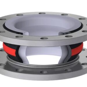 Compensador de goma, tipo ERV-R 200.16 TA (6 bar)