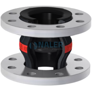 Compensador de goma, tipo ERV-R 80.16 SS TAS Ohm