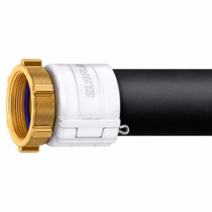 Racor de manguera con tuerca SPANNFIX de latón niquelado para 2½" MX 63-2½" Ms Sn